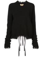 Uma Wang Ribbed Sweater - Black