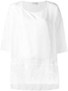 Faith Connexion Embroidered Blouse, Women's, Size: Xs, White, Silk/cotton/polyamide