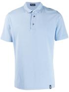 Drumohr Short-sleeve Polo Shirt - Blue