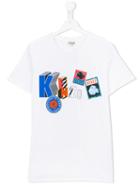 Kenzo Kids - Logo Print T-shirt - Kids - Cotton - 14 Yrs, Boy's, White