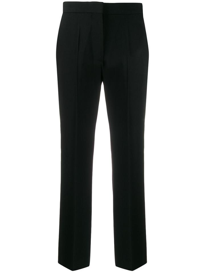 Stella Mccartney Cropped Straight-leg Trousers - Black