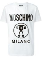 Moschino Double Question Mark Print T-shirt - White
