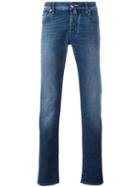 Jacob Cohen Straight-leg Jeans, Men's, Size: 30, Blue, Cotton/polyester/spandex/elastane
