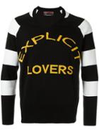 Knitted Jumper - Unisex - Acrylic - M, Black, Acrylic, À La Garçonne