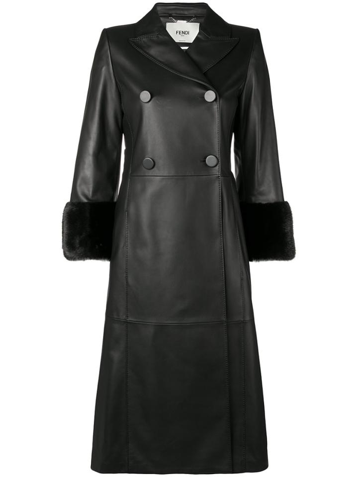 Fendi Perfectly Tiffed Coat - Black