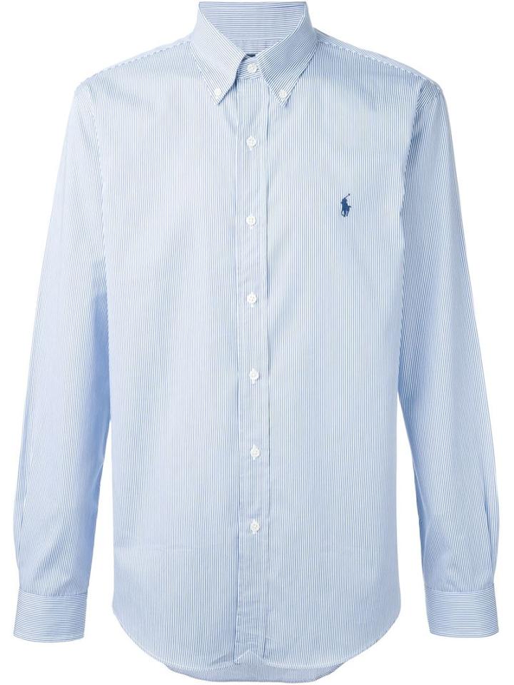 Ralph Lauren Slim Fit Striped Poplin Shirt