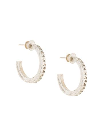 Holzpuppe Sanskrit Spell Earrings - Metallic