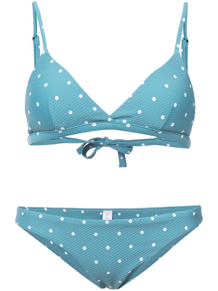 Asceno Polka Dot Bikini - Green
