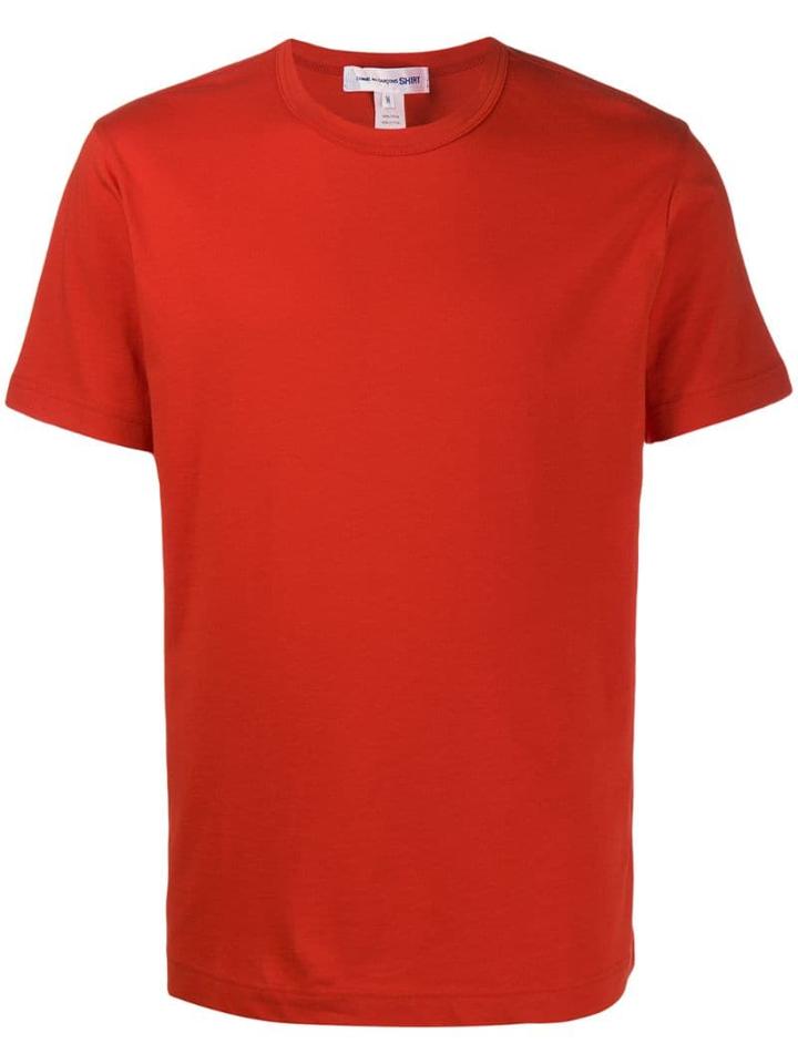 Comme Des Garçons Shirt Crew Neck T-shirt - Red