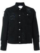 Misbhv 'sonic You' Denim Jacket, Adult Unisex, Size: Large, Black, Cotton