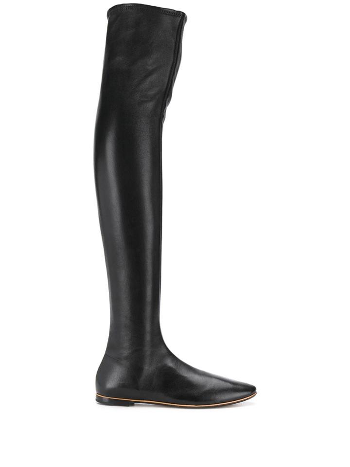 Bottega Veneta Thigh-high Sock Boots - Black