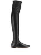 Bottega Veneta Thigh-high Sock Boots - Black