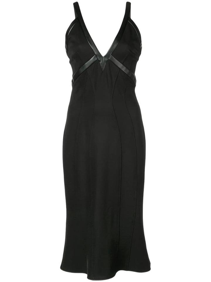 Zac Zac Posen Fitted V-neck Dress - Black