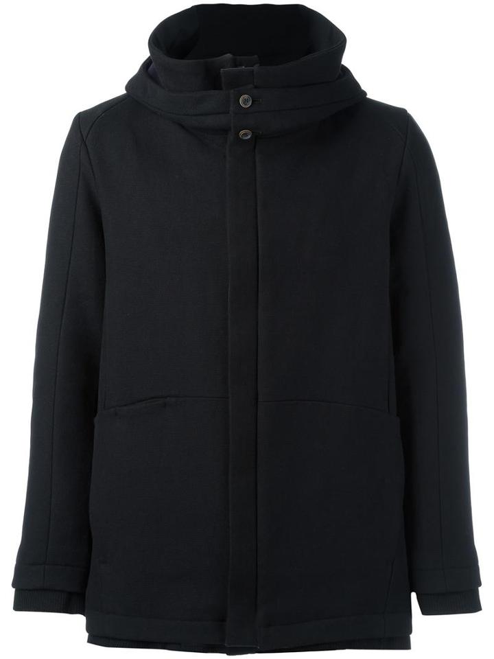 Individual Sentiments Hooded Jacket, Men's, Size: 2, Black, Cotton