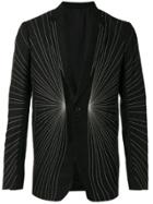 Rick Owens Embroidered Blazer - Black