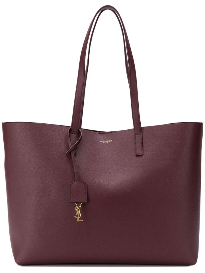 Saint Laurent Large Shopper Tote - Red