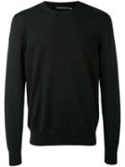 Alexander Mcqueen - Micro Skull Panel Jumper - Men - Silk/wool - L, Black, Silk/wool