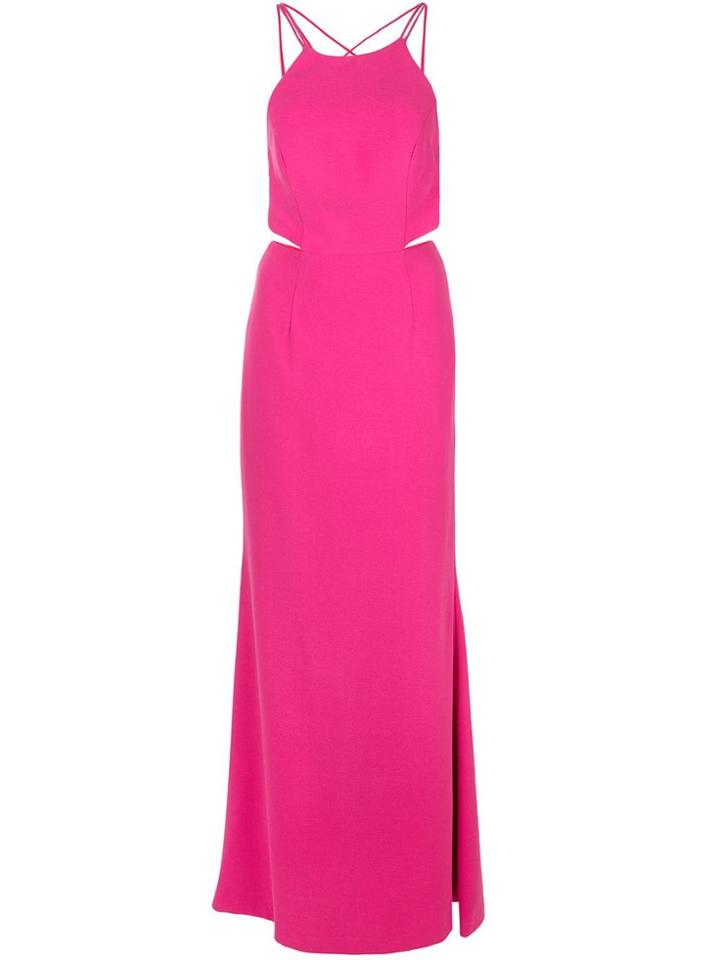 Aidan Mattox Cut-out Detail Dress - Pink