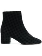 Marc Ellis Check Print Boots - Black