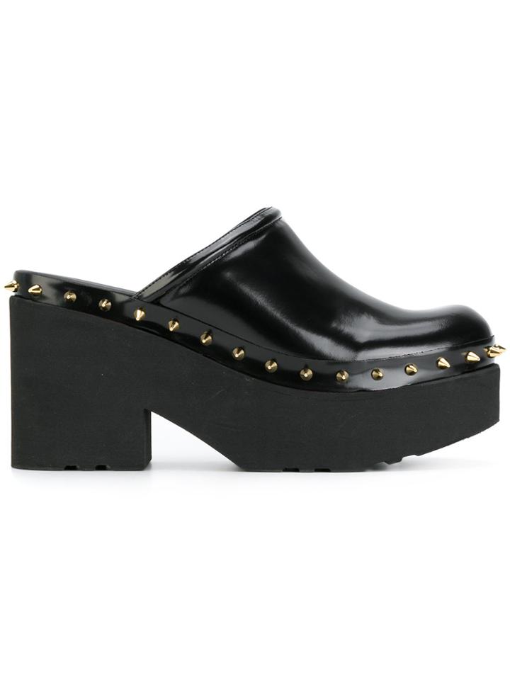 Paloma Barceló Dimnano Mules - Black