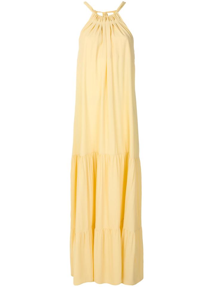 Erika Cavallini Tiered Gown - Yellow & Orange