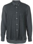 Comme Des Garçons Pre-owned Knit Front Shirt - Grey