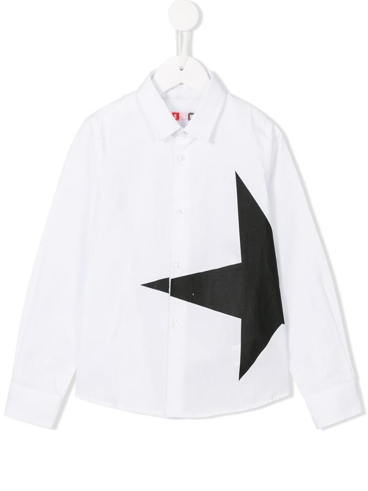 Msgm Kids Star Print Shirt