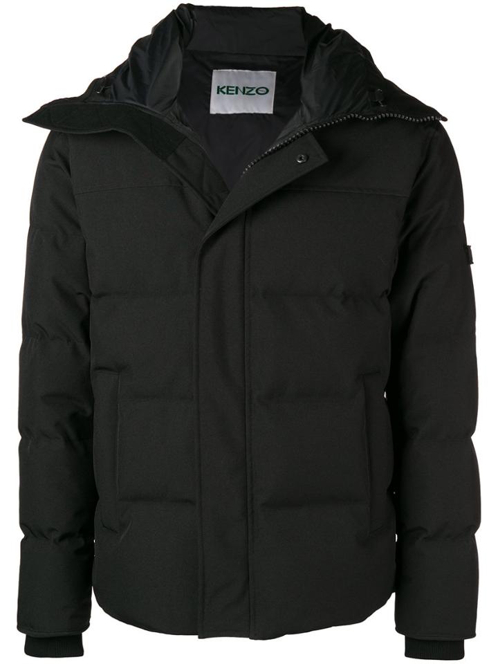Kenzo Hooded Puffer Jacket - Black