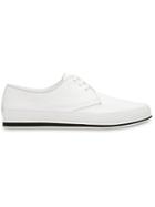 Prada Derby Lace-up Sneakers - White