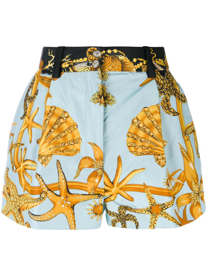 Versace Tresor De La Mer Shorts - Blue