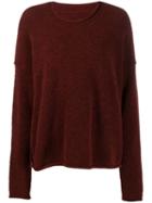 Uma Wang Loose-fit Knit Sweater - Red