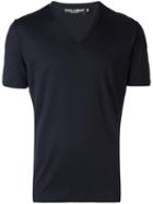 Dolce & Gabbana V-neck T-shirt, Men's, Size: 50, Blue, Cotton