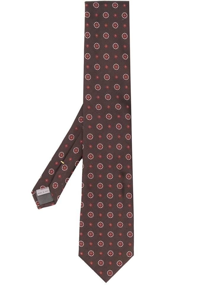 Canali Silk Tie - Brown