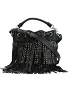 Saint Laurent Small Emmanuelle Bucket Bag, Women's, Black, Leather