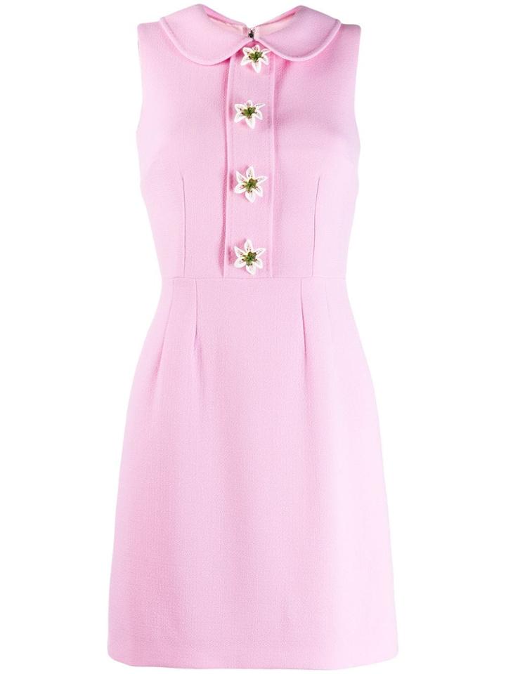 Dolce & Gabbana Lily Embellished Dress - Pink
