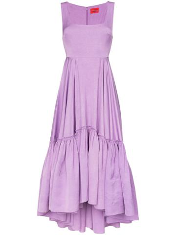 Solace London Haye Tiered Midi-dress - Purple