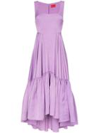 Solace London Haye Tiered Midi-dress - Purple