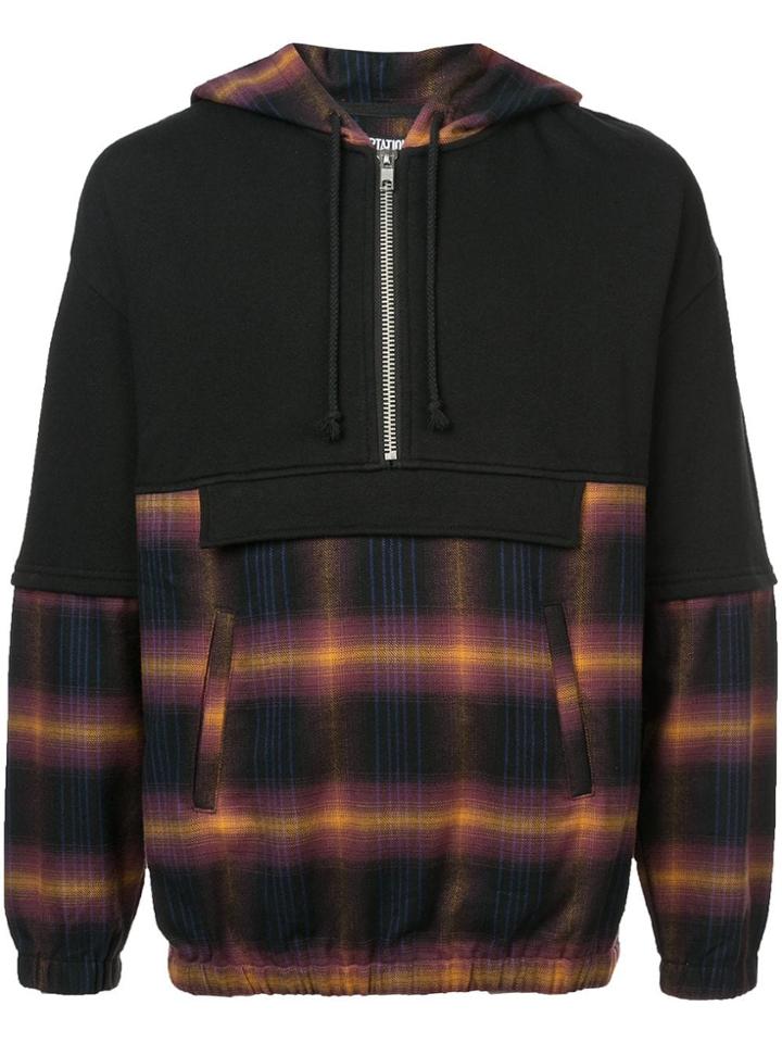 Adaptation Blocked Hoodie - Black