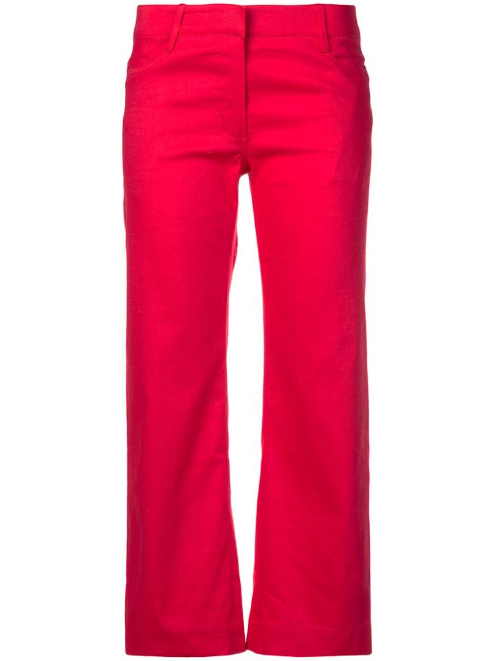 A.l.c. Teddy Cropped Trousers - Red