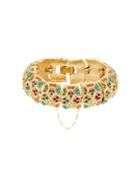 Susan Caplan Vintage 1980s Vintage D'orlan Colourful Bracelet - Gold