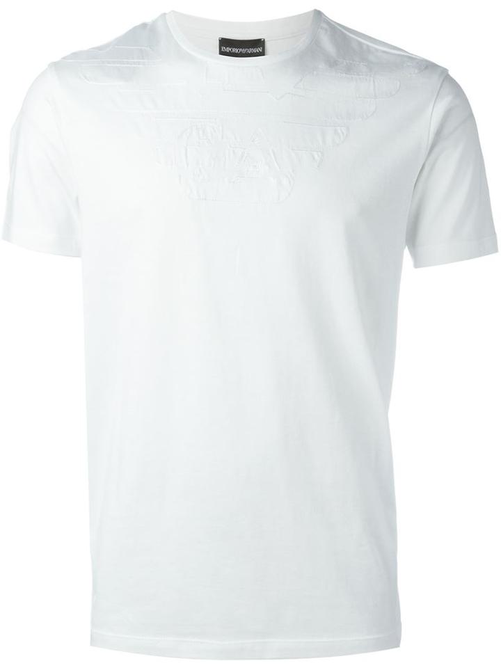 Emporio Armani Embroidered Logo T-shirt