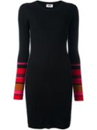 Sonia By Sonia Rykiel Ribbed Stripe Sleeve Dress
