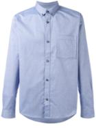 A.p.c. Plain Shirt, Men's, Size: Medium, Blue, Cotton