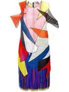 Christopher Kane Geometric Macrame Dress - Multicolour