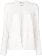 Salvatore Ferragamo Classic Knitted Cardigan - Nude & Neutrals