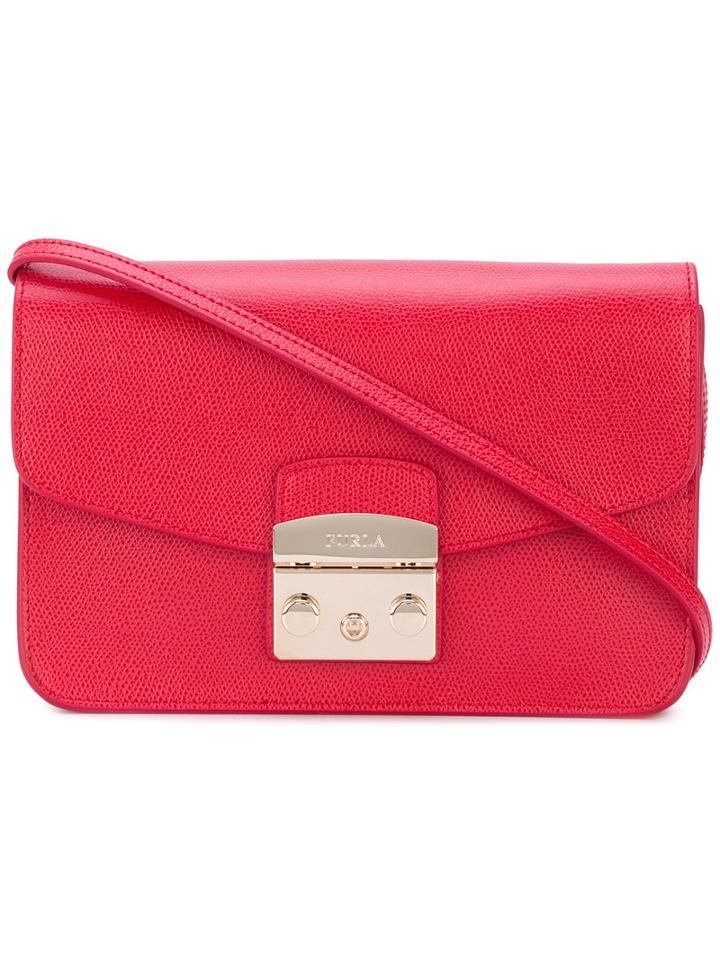 Furla - Metropolis Shoulder Bag - Women - Leather - One Size, Pink/purple, Leather