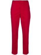 Red Valentino Cropped Straight-leg Trousers