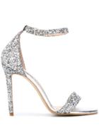 P.a.r.o.s.h. Glitter High-heeled Sandals - Silver