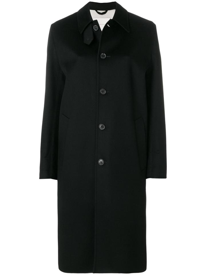 Mackintosh Vintage Single-breasted Coat - Black