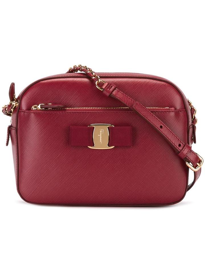 Salvatore Ferragamo 'lydia' Camera Crossbody Bag, Women's, Red